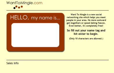 Want To Mingle?