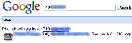 Google Phonebook