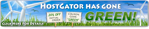 HostGator goes green